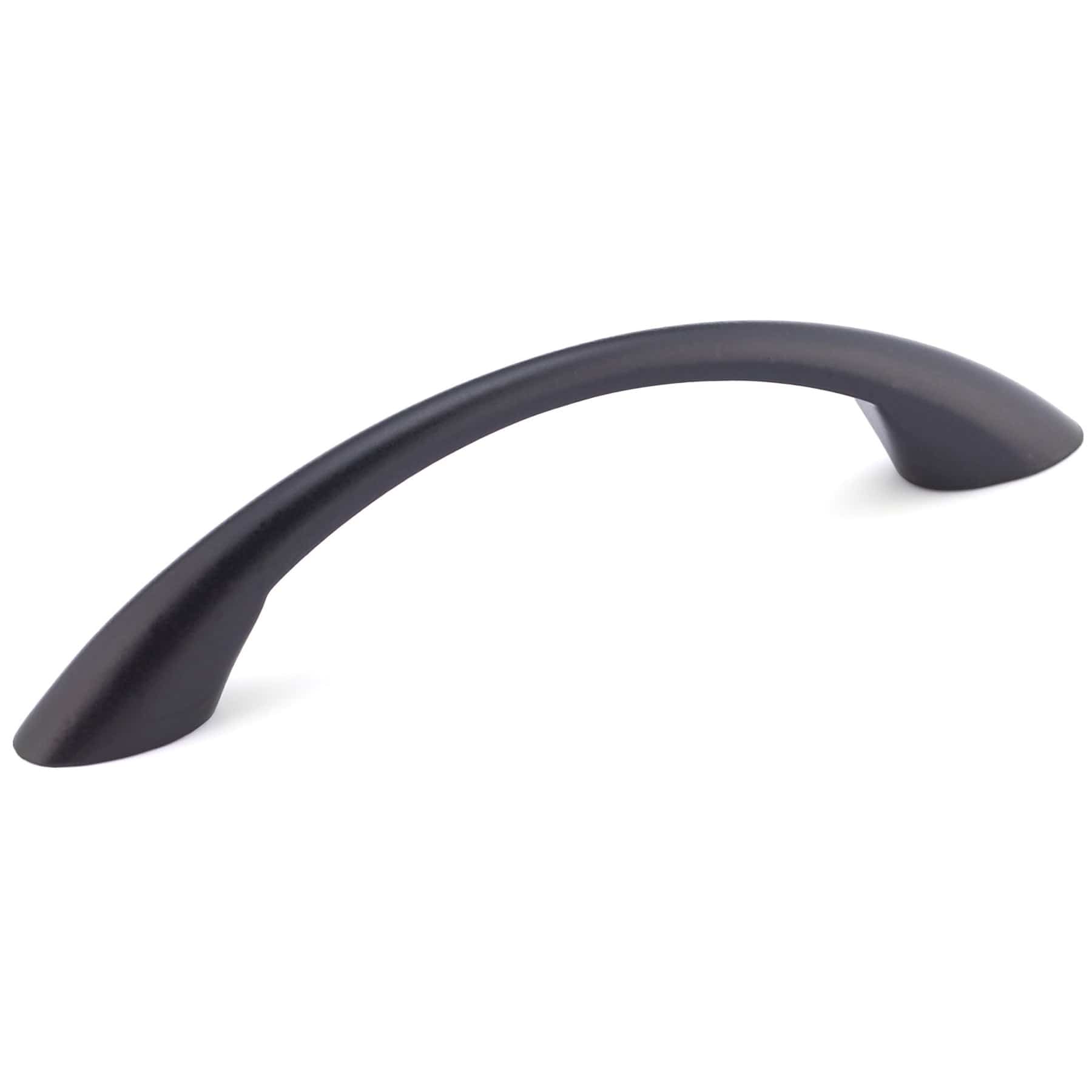 Contemporary Pull, 3-3/4" Center-to-Center, Matte Black