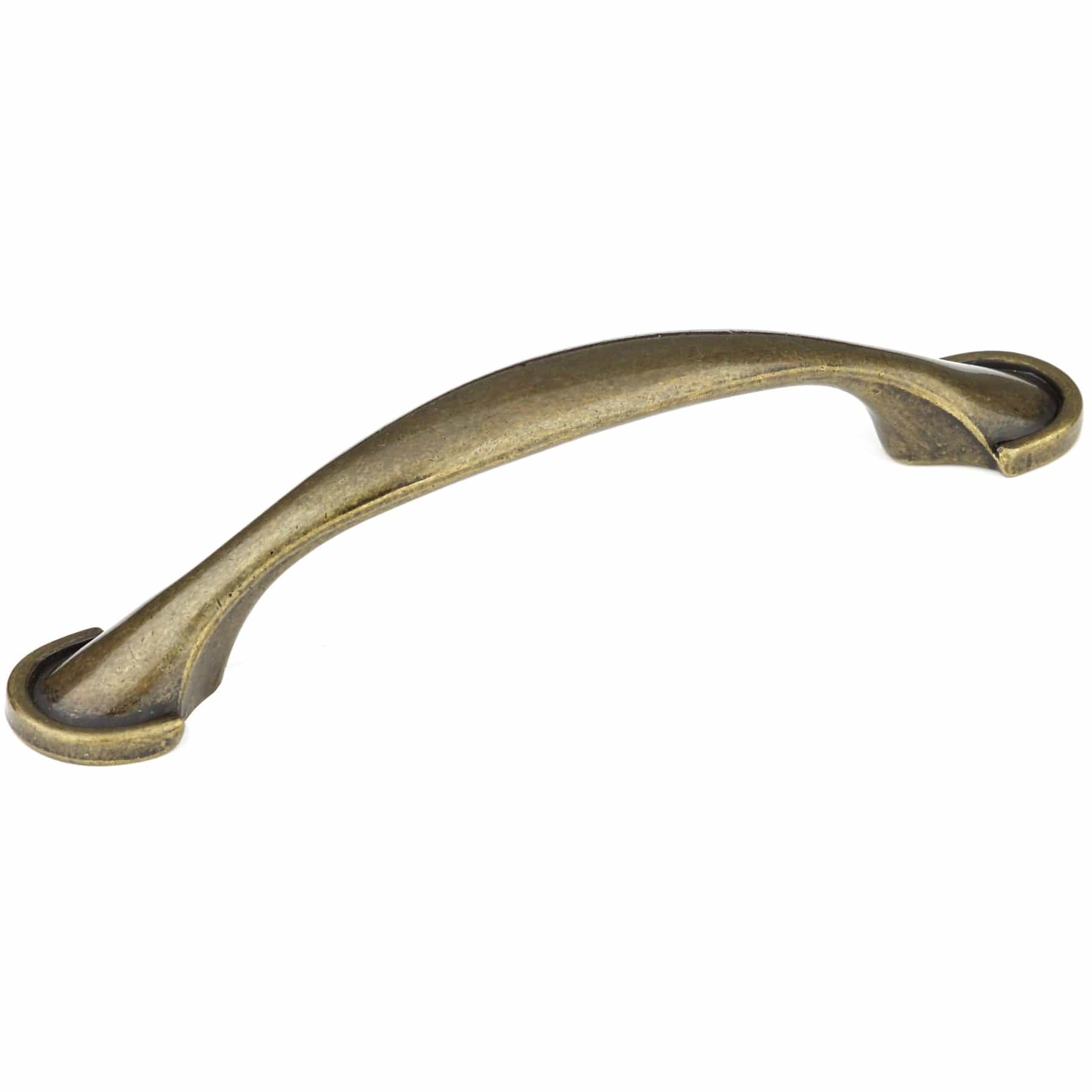 Traditional Pull, 3-3/4" Center-to-Center, Regency Brass