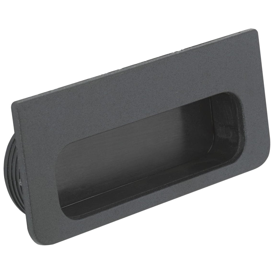 Contemporary Recessed Pull, 4-7/32" x 1-7/8", Matte Black