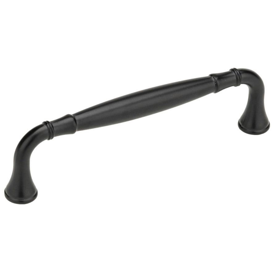 Traditional Pull, 5-1/16" Center-to-Center, Matte Black