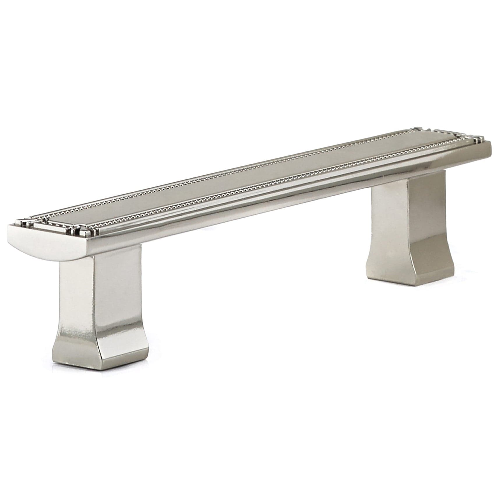 Traditional Pull, 5-1/16" Center-to-Center, Polished Nickel