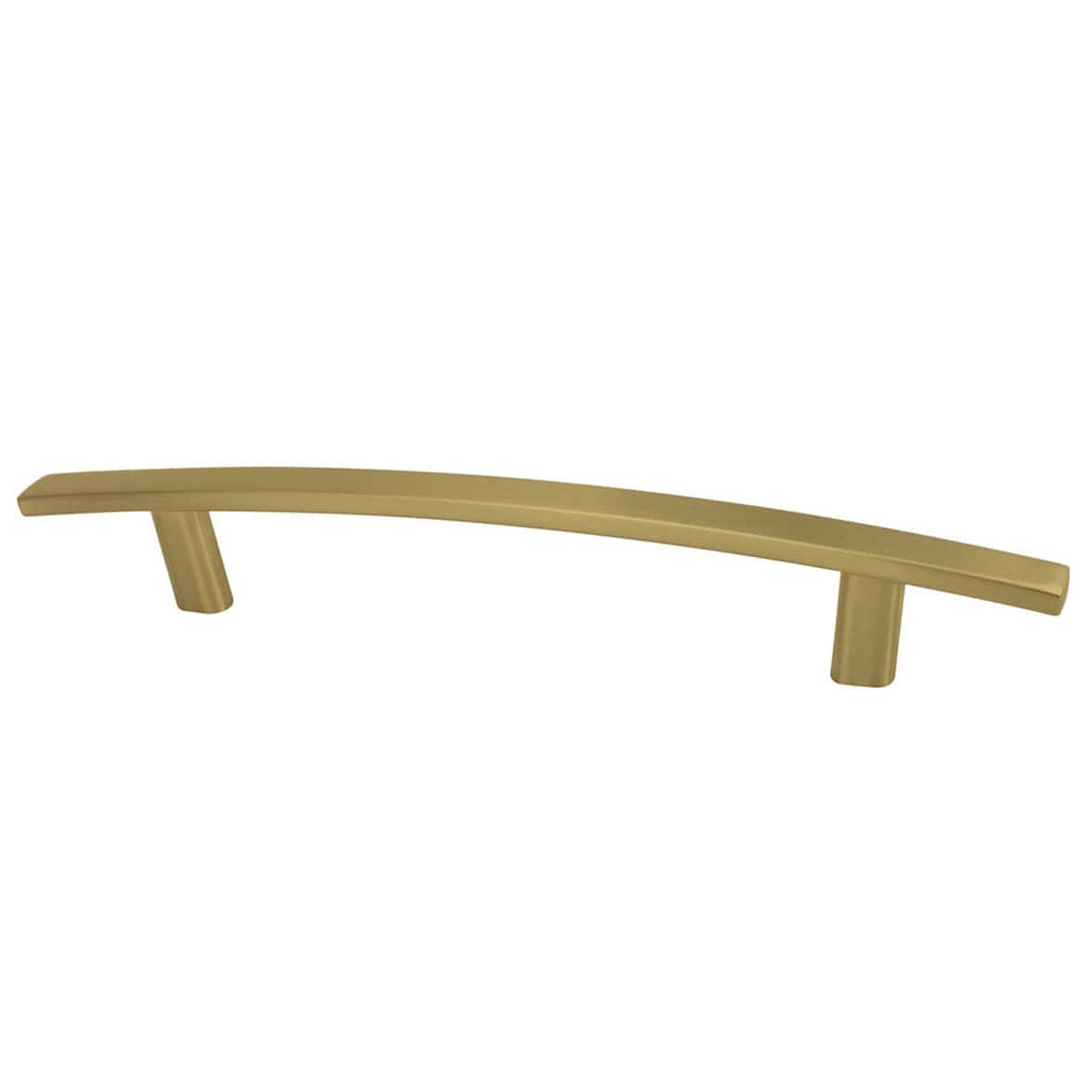 Transitional Pull, 5-1/16" Center-to-Center, Satin Brass