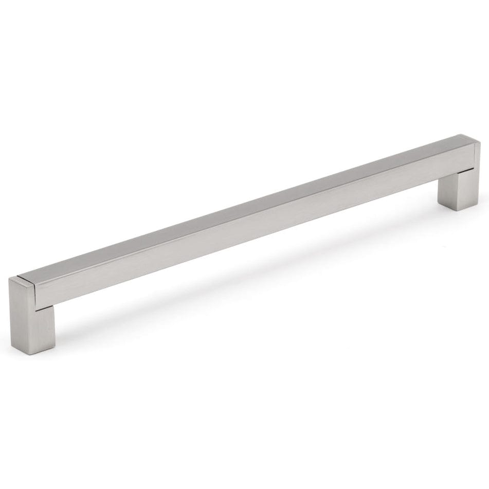 Contemporary Pull, 11-3/8" Center-to-Center, Brushed Nickel