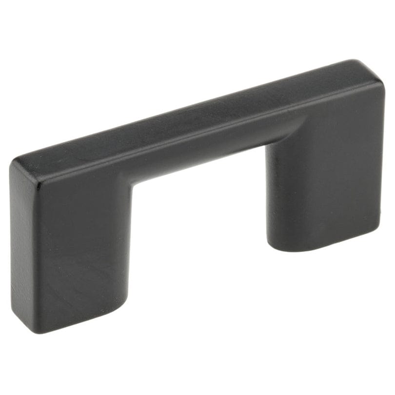 Contemporary Pull, 1-1/4" Center-to-Center, Matte Black