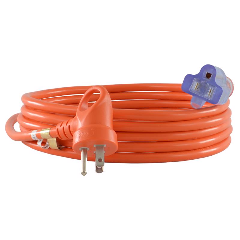 Conntek 24162-144 Indoor or Outdoor 12 ft. L Orange Extension Cord 16/3 SJTW