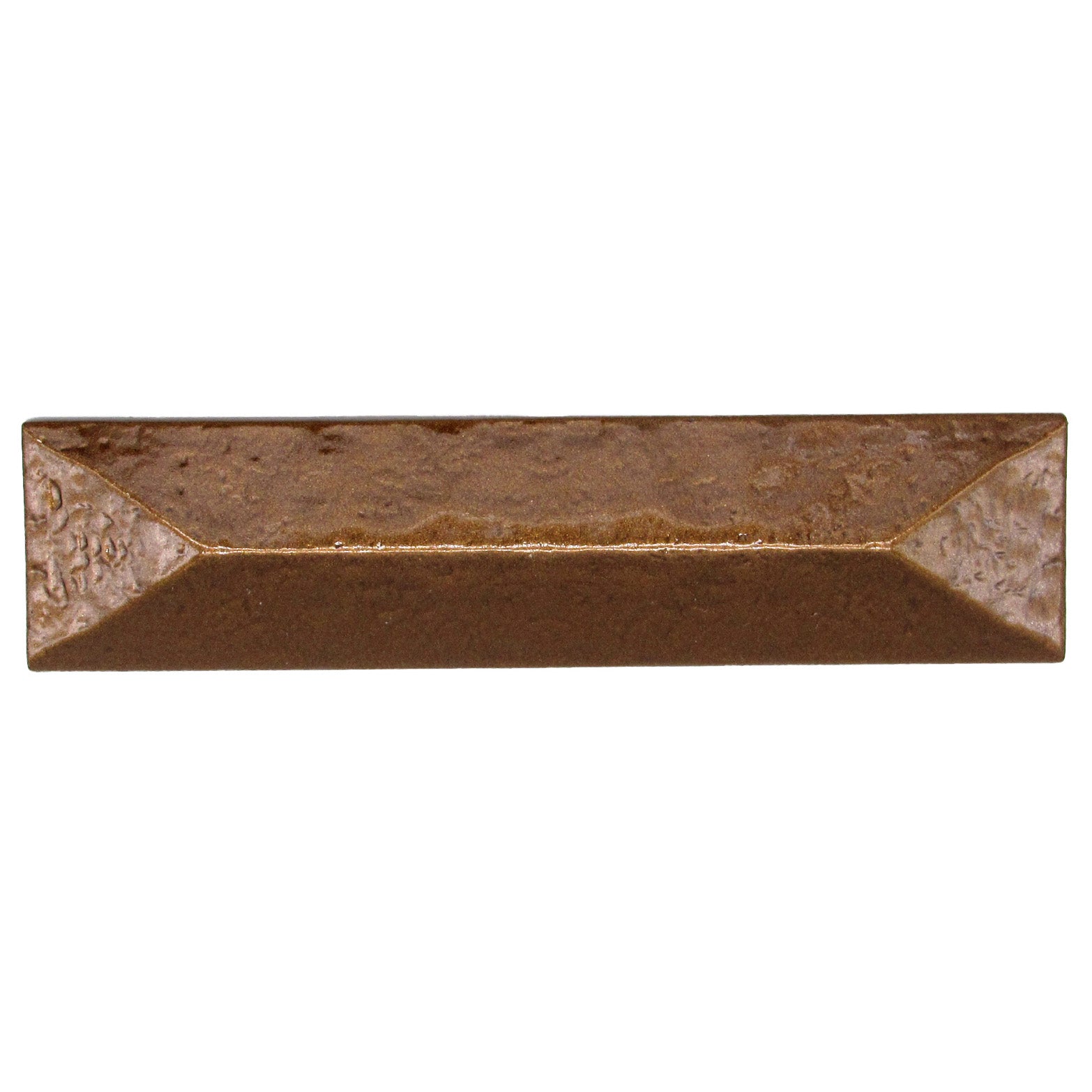 Rustic Pyramid Pull 3" Center Lux Bronze
