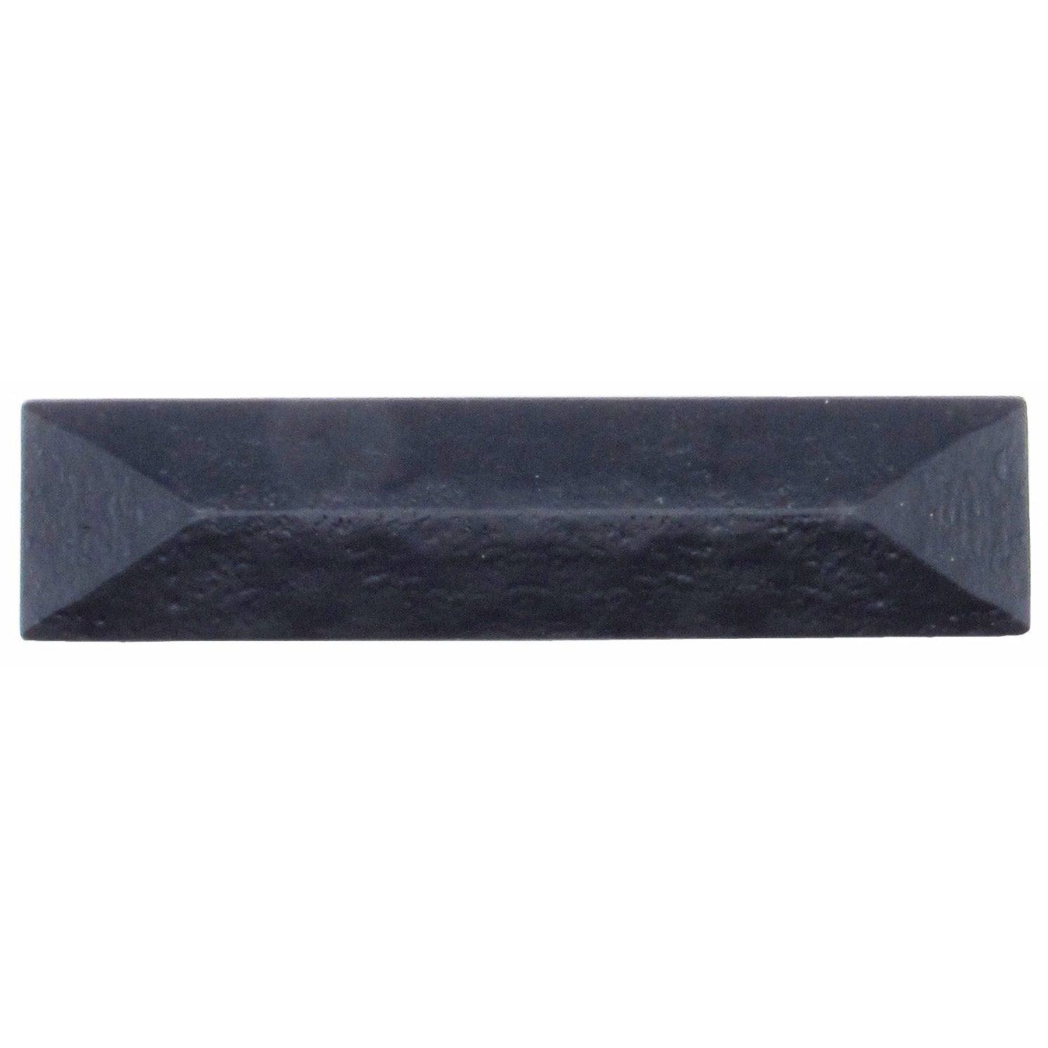 Rustic Pyramid Pull 3" Center Matte Black