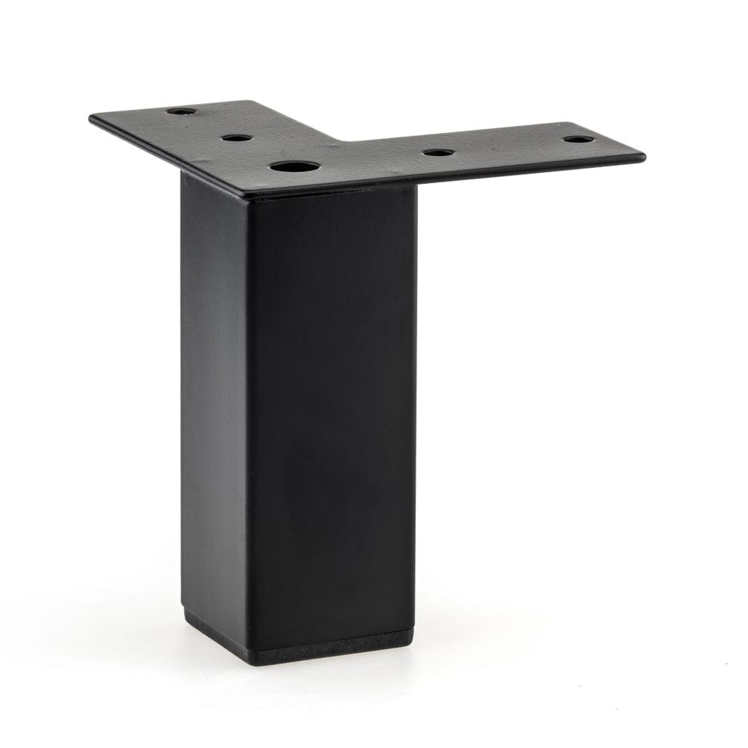 3-15/16" (100 mm) Contemporary Furniture Leg Black