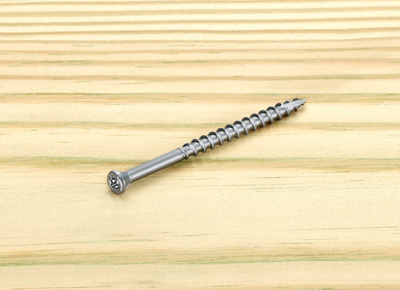 Starborn STXF08250 Deckfast No. 8 X 2-1/2 in. L Silver Star Trim Head Deck Screws 250 pk