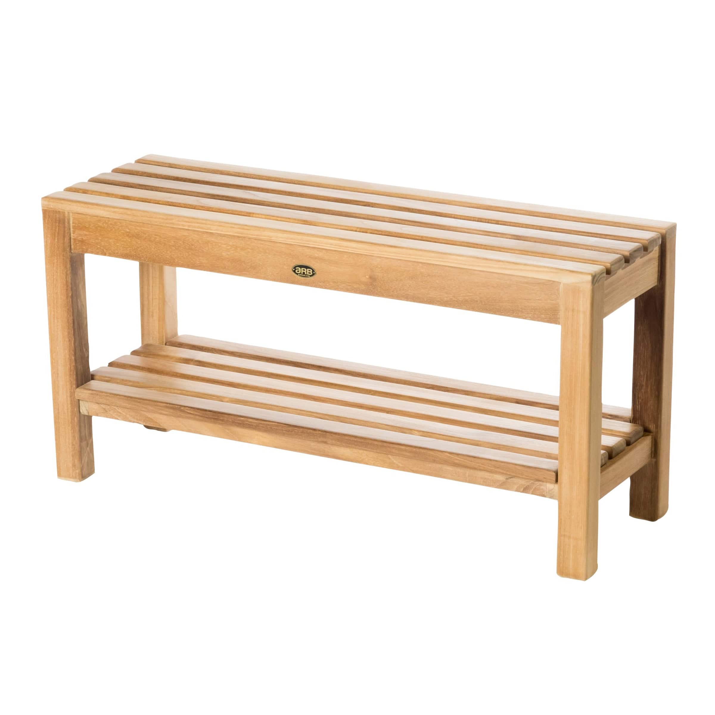 Coach Shower Bench 36" (90 cm) with Shelf
