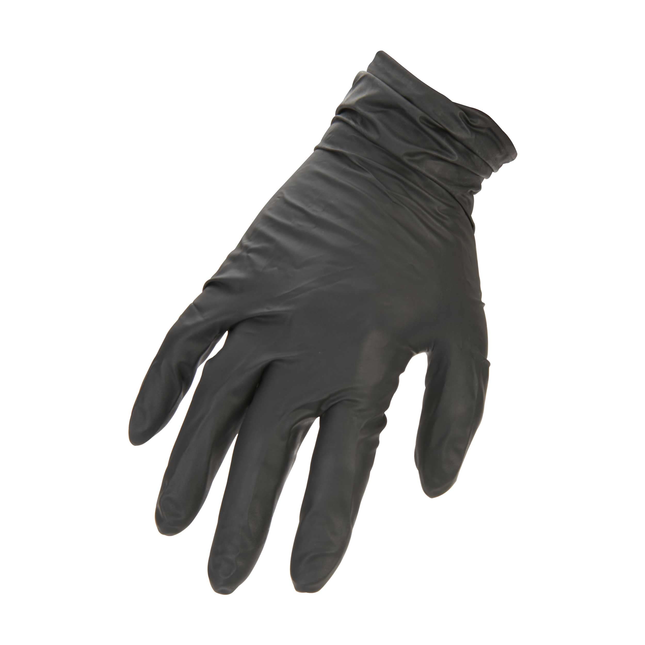Black Nitrile Gloves - 9 Mil - L - Box of 50