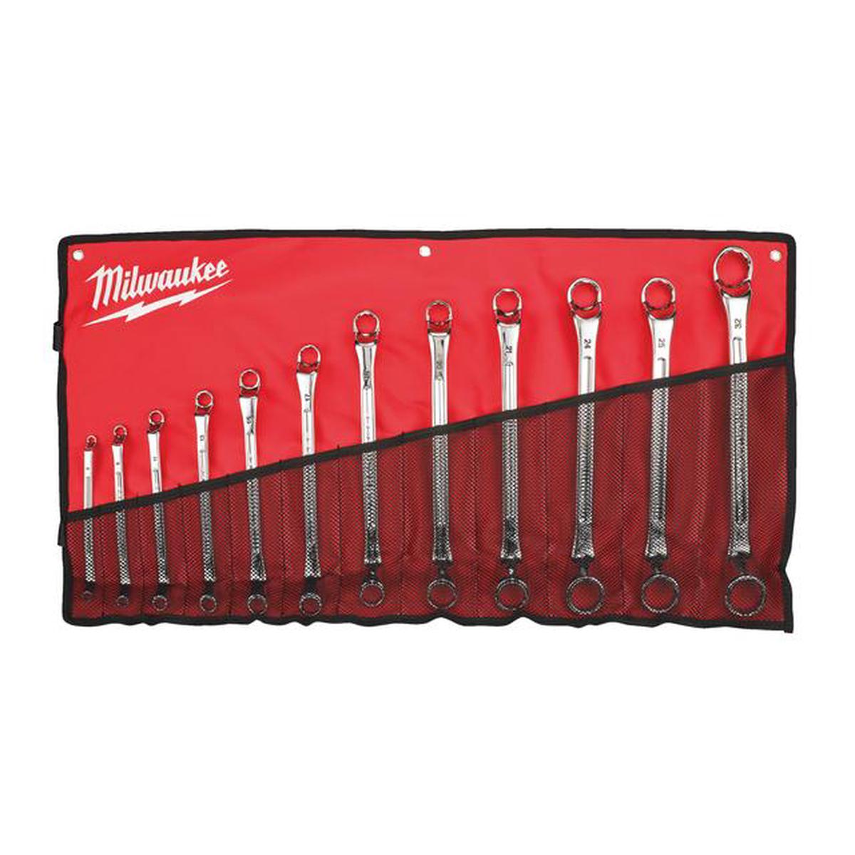 Milwaukee Set Double Ring Wrench Cranked 4932492738