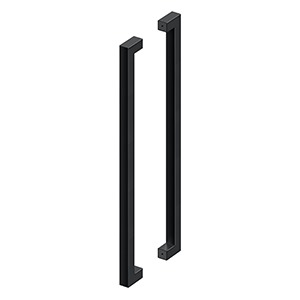 Extra Large Contemporary Pulls, Back-to-Back- Multiple Sizes and Finishes Available - 2 Pack