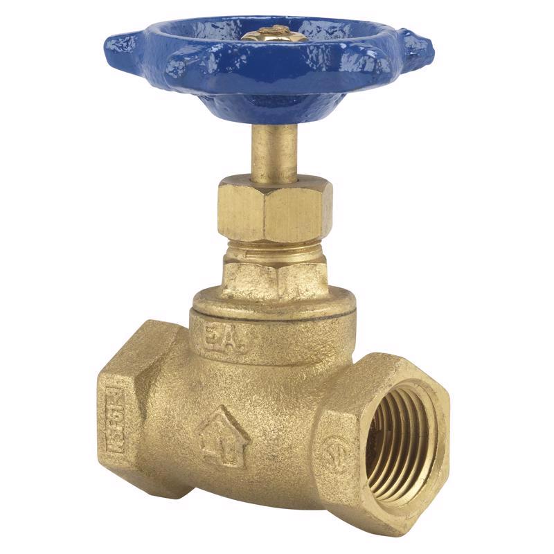 Homewerks 230-2-12 1/2 in. FIP X 1/2 in. FIP Brass Stop Valve
