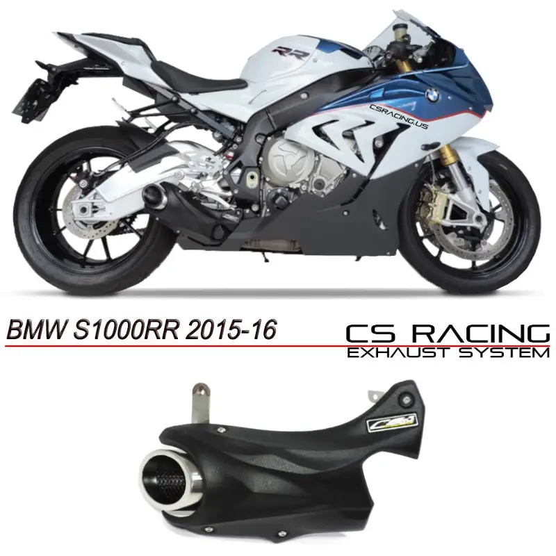 DISCONTINUED – 2015-16 BMW S1000RR CS Racing Slip-on Exhaust | Muffler Tip