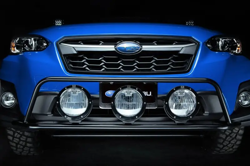 2018-2023 Subaru Crosstrek Front Off-Road Bumper Brush Guard w Lights
