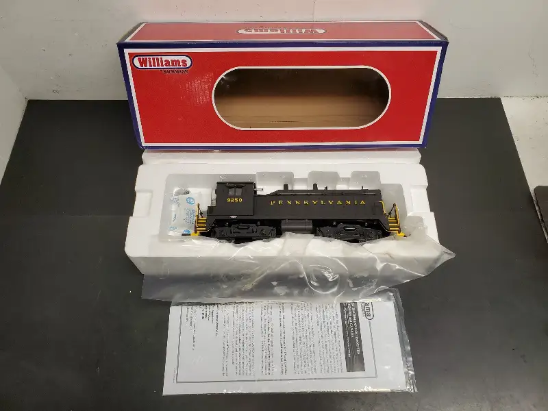 WILLIAMS BY BACHMANN ITEM NO. 21651 NW-2 LOCOMOTIVE PENNSYLVANIA #9250 W/ SOUNDS