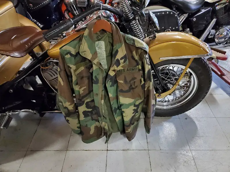 Vtg U.S. Army Camouflage Coat Cold Weather Small Military 1967-1971 Vietnam Nice