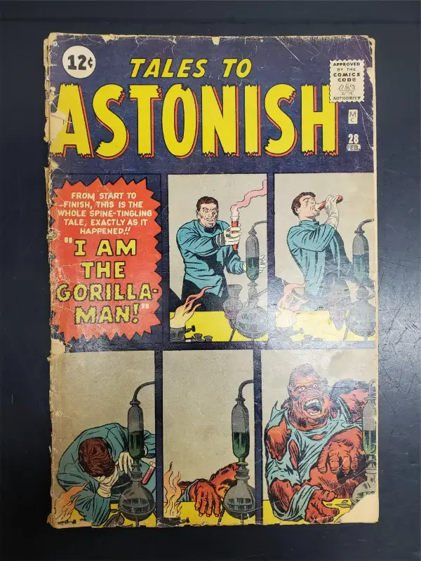 Vtg Tales to Astonish Comic Book (1959) #28 Published Feb. 1 ’62 Good Condition