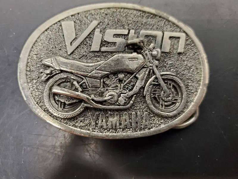 Genuine Yamaha Accessory Vtg Vision Yamaha Belt Buckle 1980’s Classic motorcycle