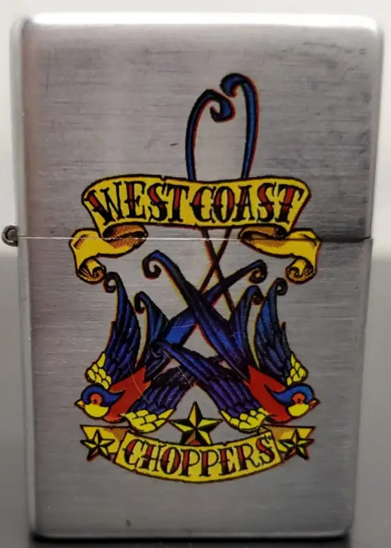 West Coast Choppers Jesse James Bad Boy Motorcycle Lighter Mint Never Used