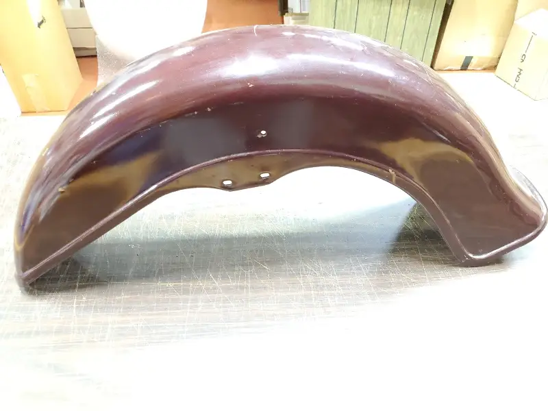 Vtg Royal Enfield Front Motorcycle Skirted Fender OEM 1950S
