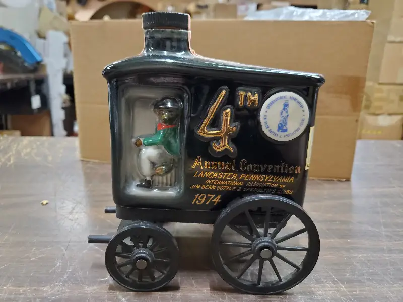 Vtg 1974 Empty Jim Beam 4th Annual Convention Lancaster PA Regal China Decanter
