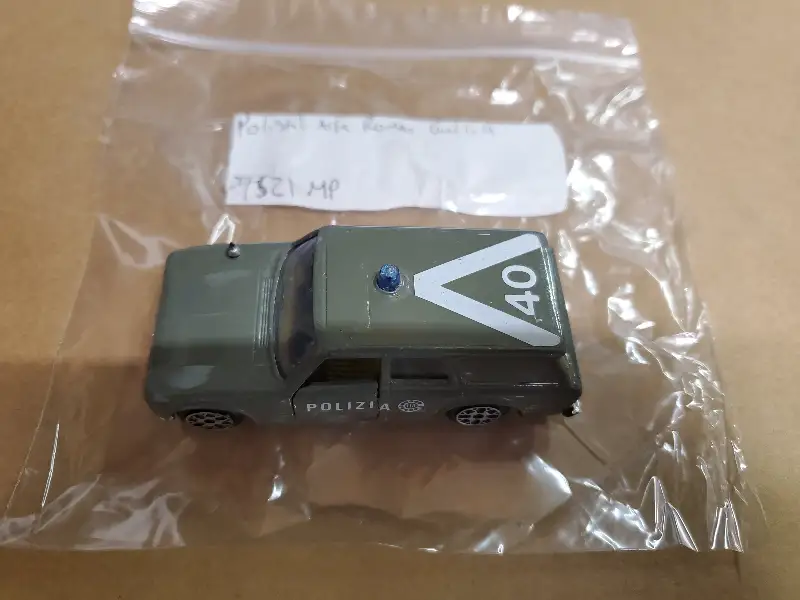 VTG POLISTIL ALFA ROMEO GIULIA POLIZIA #40 MADE IN ITALY 1:43 SCALE MODEL