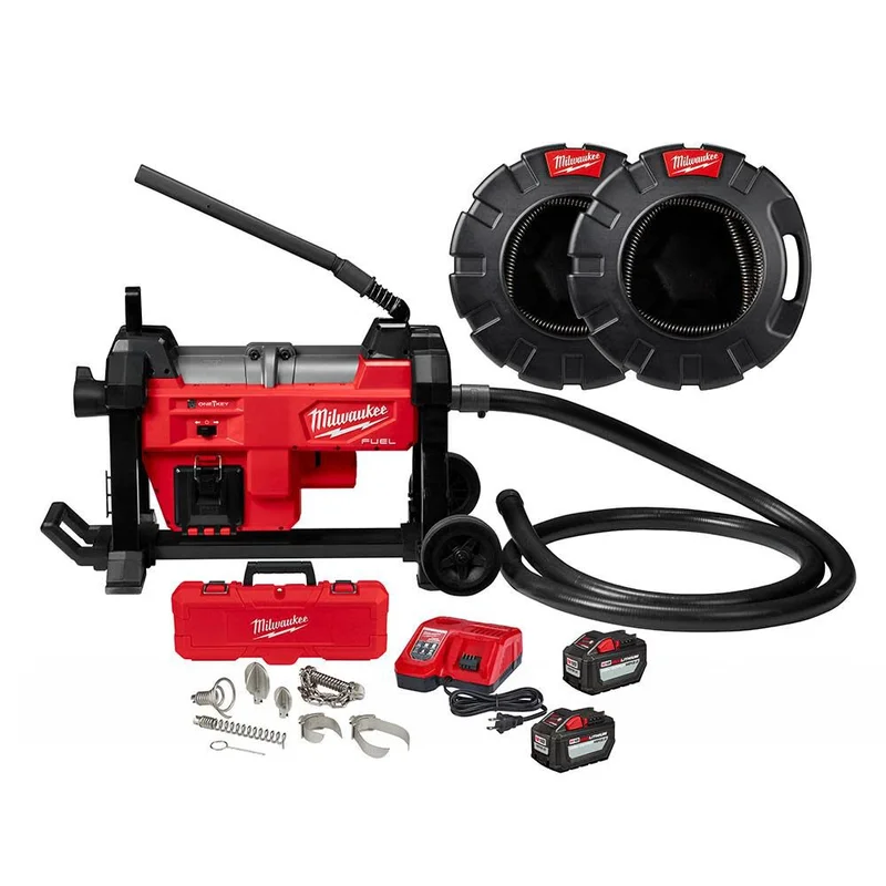 M18 FUEL Sewer Sectional Machine with Cable Drive 1-1/4 in. Cable Kit
