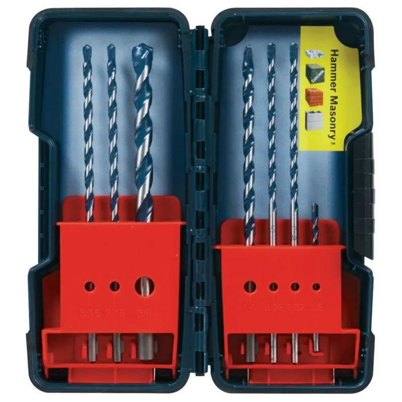 Blue Granite Turbo Hammer Drill Bit Set – 7 Piece HCBG700T