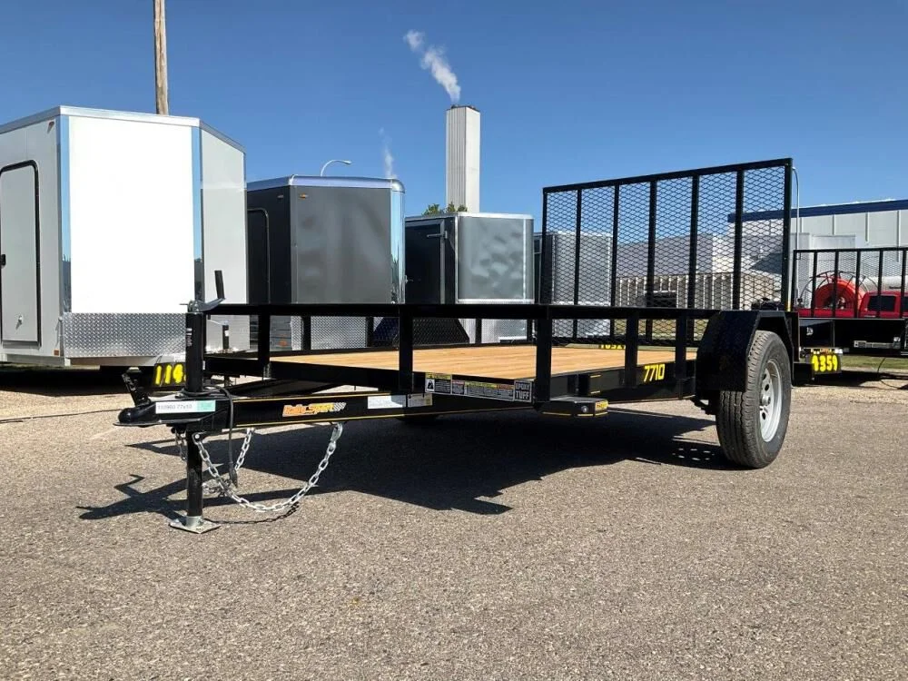Rally Sport 7710 10′ x 77in Single Axle Open Utility Trailer RS7710