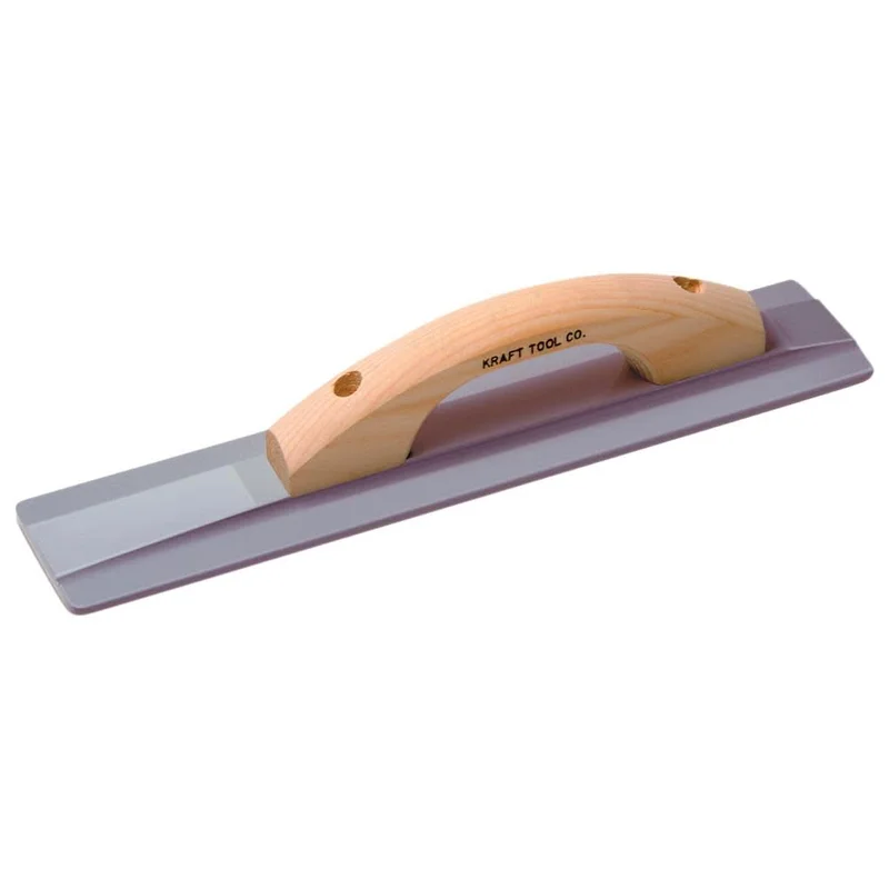 14 In. x 3-1/4 In. Square End Magnesium Hand Float with Wood Handle CF