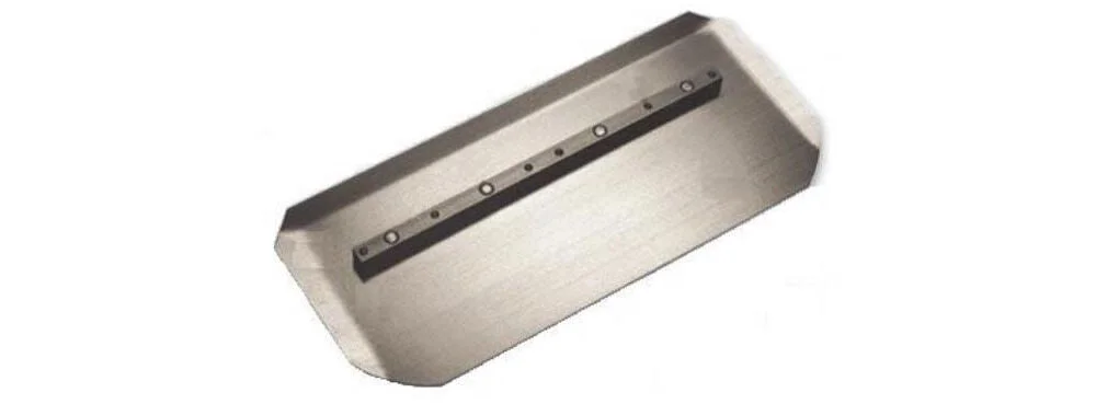 8 In. x 14 In. Silver Combination Blade For Walk-Behind Trowels WX-814