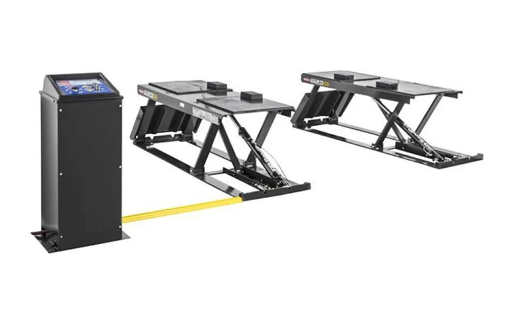 P-9000LTF Low Rise Scissor Equipment Lift Flush Mounted Pit Style 9000