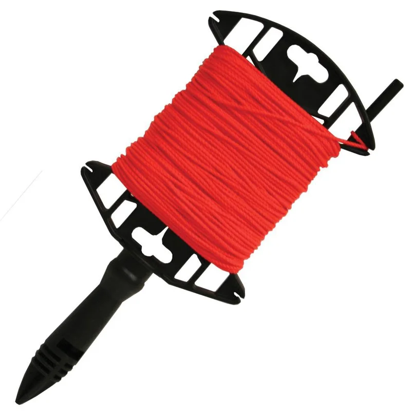 Fluorescent Orange Braided Mason’s Line – 250 Ft. Utility Winder BC331