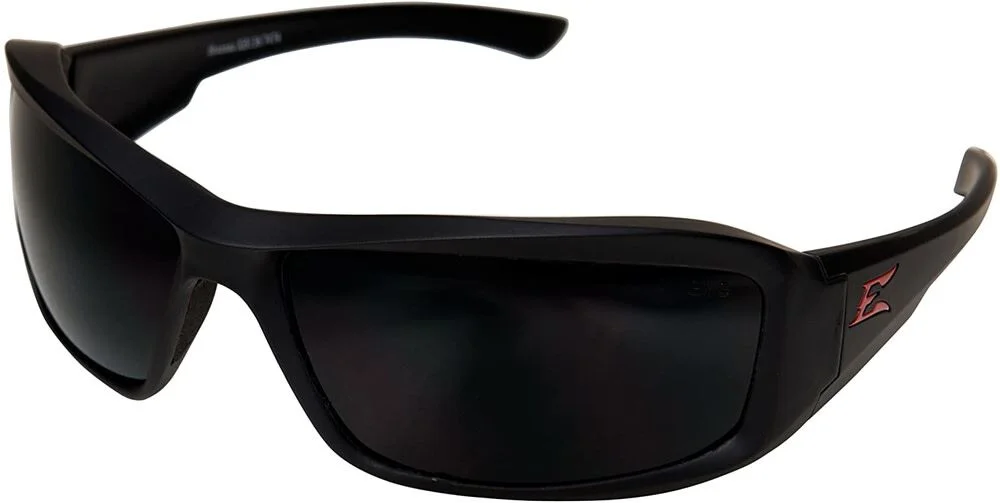 Brazeau Torque Polarized Safety Glasses Vapor Shield Matte Black Frame