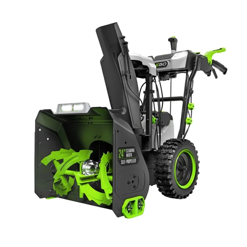 POWER+ 56-volt 24-in Two-stage Self-propelled Battery Snow Blower (Bat