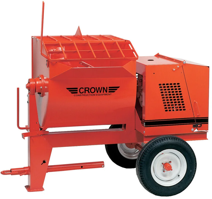 10S-GH8 10 Cu. Ft. Mortar Mixer Towable with Ball Hitch 609896B