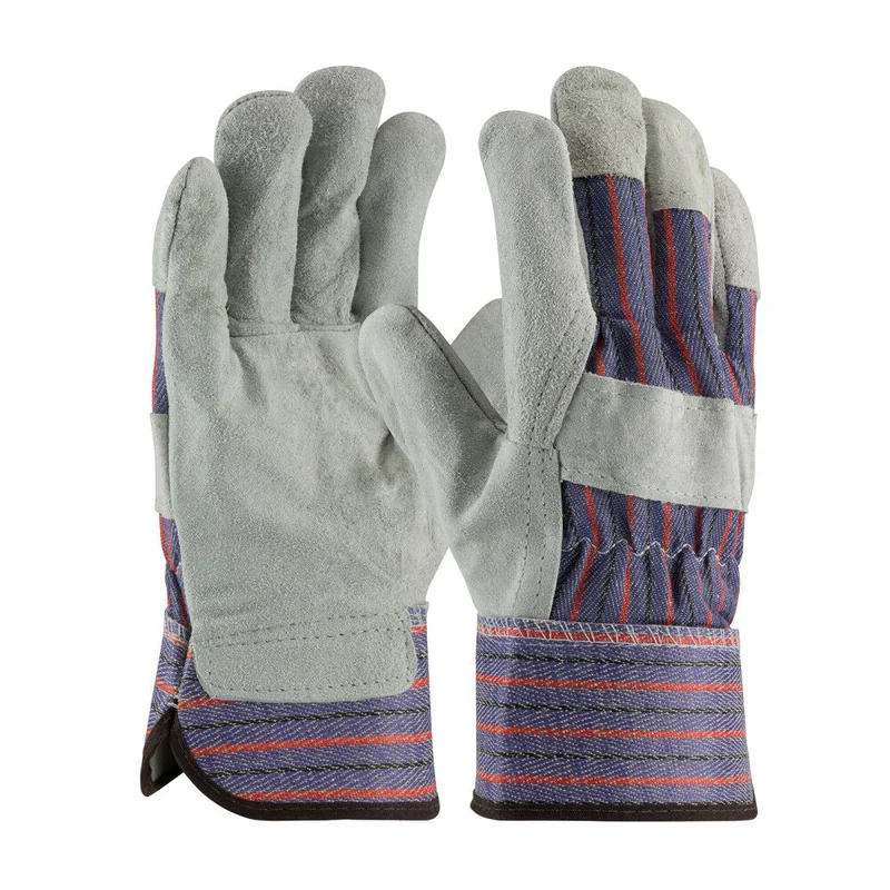 Gloves Blue Industry Grade Split Cowhide Leather Palm 2X 12 Pairs of G