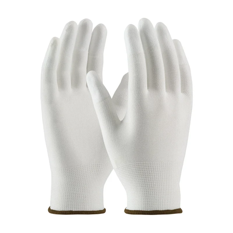 Gloves White CleanTeam Seamless Nylon Clean Environment Small 12 Pairs