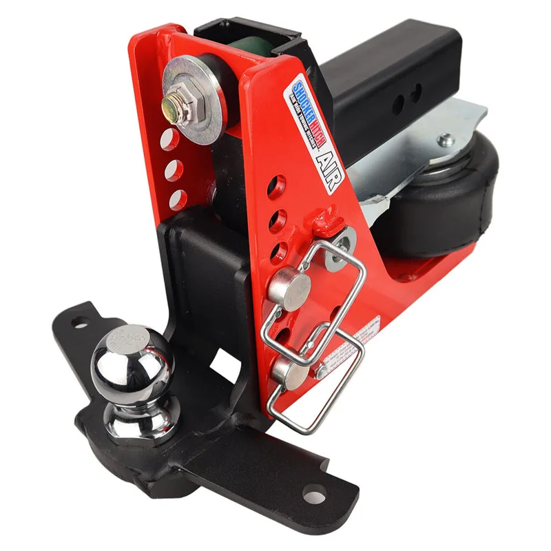 12K 2.5 Inch Air Receiver Hitch & Drop Sway Bar Tab Ball Mount 2-5/16