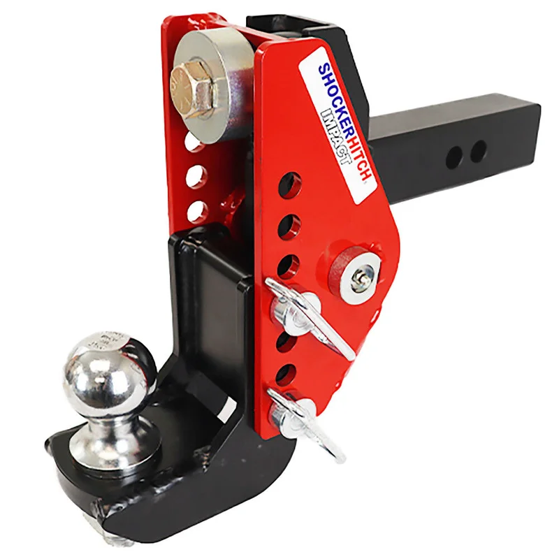 Impact 12K 2 Inch Cushion Hitch & Drop Ball Mount 2-5/16 Inch Hitch Ba