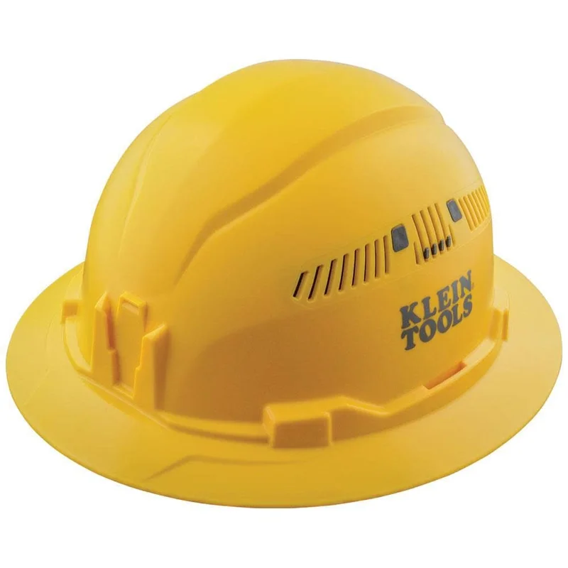 Hard Hat Vented Full Brim Yellow 60262