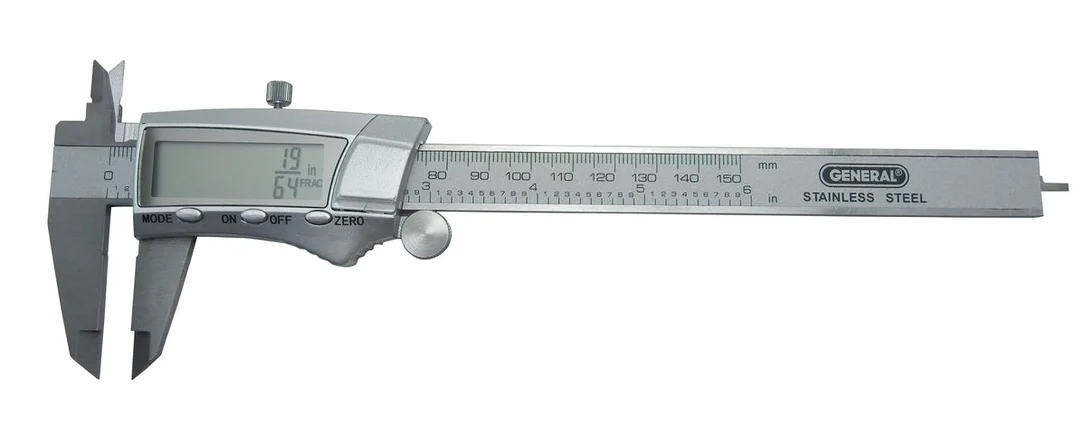 Digital Caliper Tri-mode SS – Auto-Off, Heavy-Duty Stainless-Steel Con