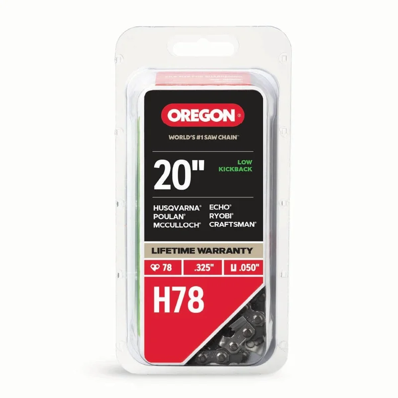 H78 78 Link Replacement Chainsaw Chain For 20-in, 0.05-in Gauge,0.325-