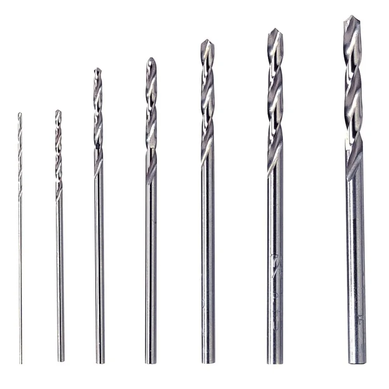7-Piece Assorted High-speed Steel Jobber Length Twist Drill Bit Set 50