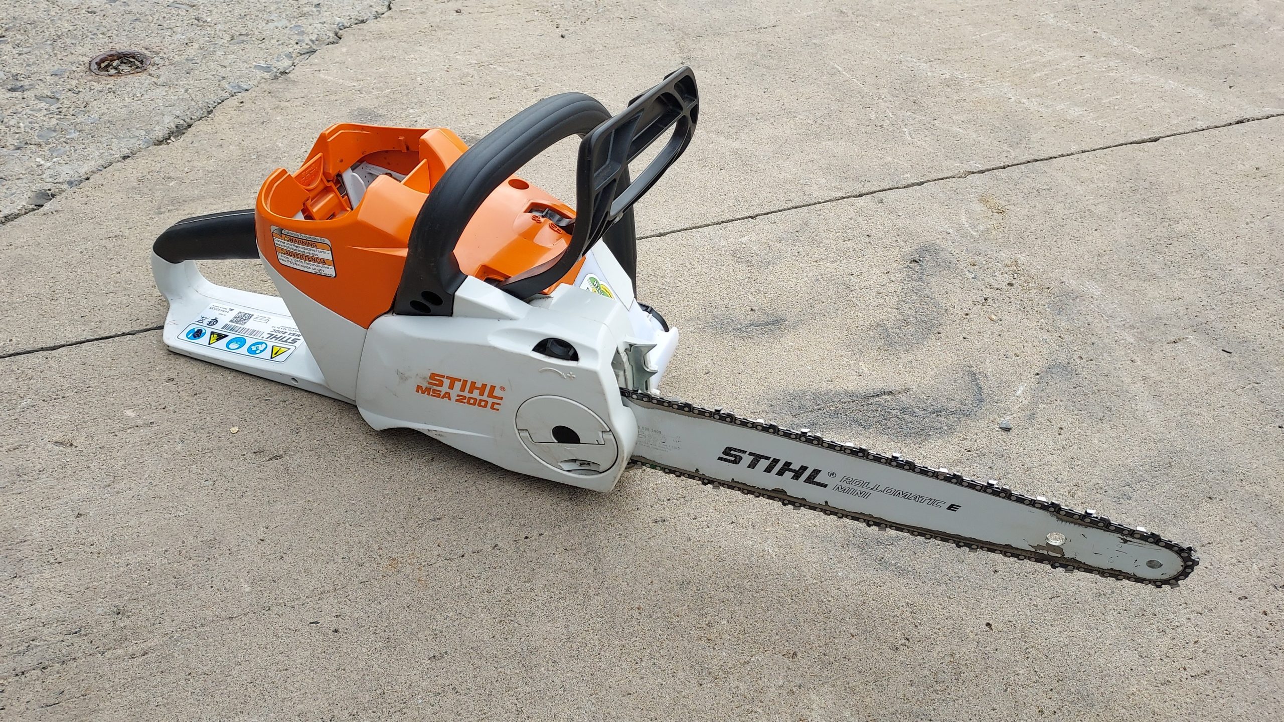 STIHL MSA 200 C-B 14" Battery Chainsaw - Used