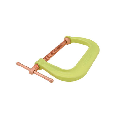 Wilton WL9-20485 408Cs, Spark-Duty Drop Forged HI-VIS C-Clamp, 0 -8-1/4 Inch Opening, 4-15/16 Inch Throat Depth