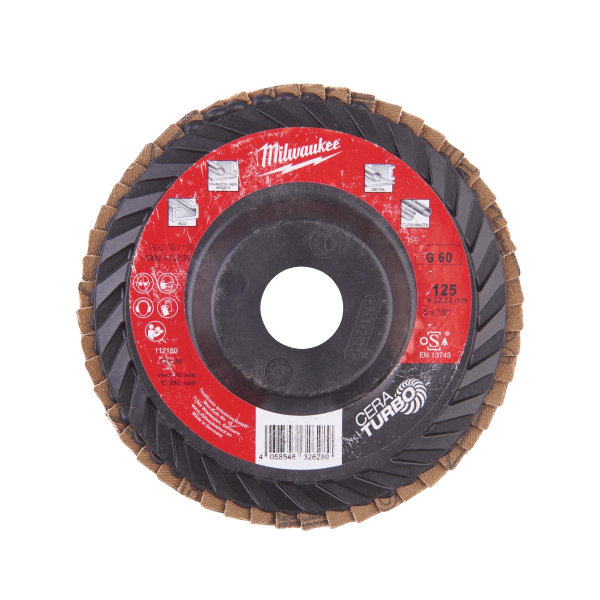 Milwaukee flap disc CERA TURBO SLC50 4932472232