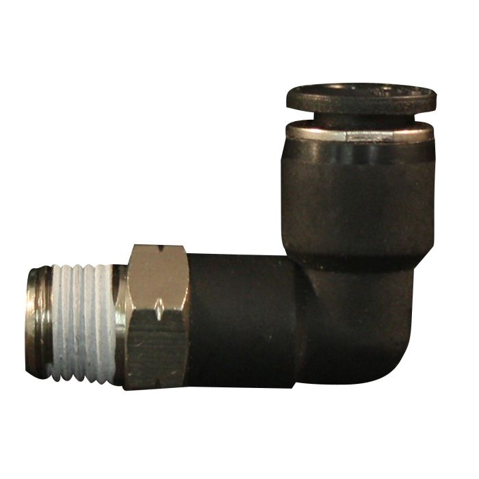 3/8" MNPT 3/8" OD Push to Connect Swivel Elbow
